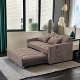 Cozy Sleeper Love Seat  - Brown