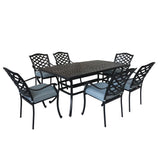 Aluminum Rectangular Dining Set