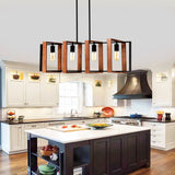 4 Bulb Pendant Light  - Matte Black