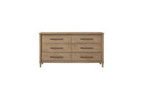 Casual 6 Drawer Dresser - Sand