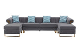 Maddie - Velvet Sectional Sofa