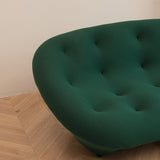 Modern Curved Sofa - Green