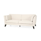 Fabric Sofa, With Birch Legs, - Beige