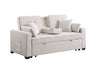 Cody II - 69.5"W Woven Fabric Convertible Sleeper Loveseat with Cup Holder