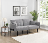 Folding Sofa Bed With Stereo - Gray Fabric