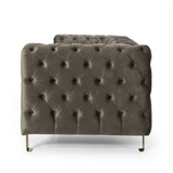 Mirod Sofa with Tufted Back and Arm - Gray