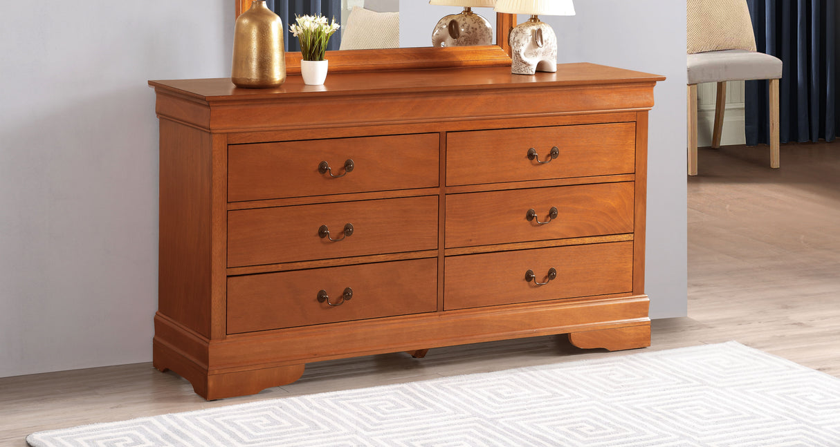 Louis Phillipe - 6-Drawer Dresser