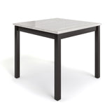 Leon - Bar Table And 4 Bar Stools - Espresso / White