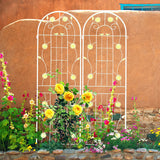 Metal Garden Trellis Rustproof Trellis For Climbing Plant Outdoor Flower Support