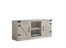 Salma - 58" Wide TV Stand With 2 Open Shelves And 2 Cabinets