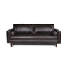 Mid-Century Tufted, Leather Sofa