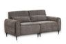 Valentina - Chenille Sofa With Metal Legs And Throw Pillows