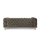 Mirod Sofa with Tufted Back and Arm - Gray