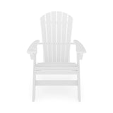 Adirondack Chair Sturdy HDPE Poly Lumber For Poolside, Patio, And Garden Relaxation