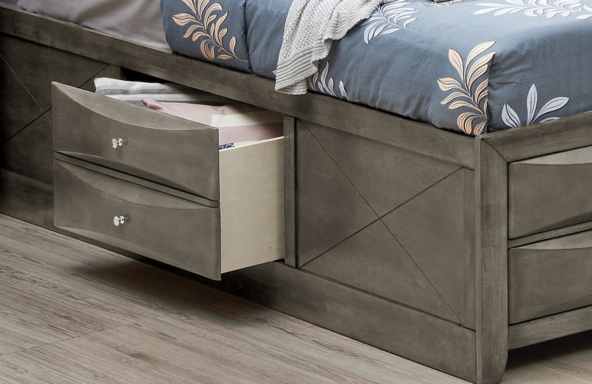 Marilla - Storage Bed With Bookcase Headboard