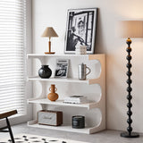 Multifunctional 4 Tier Book Shelf/Coffee Table - White