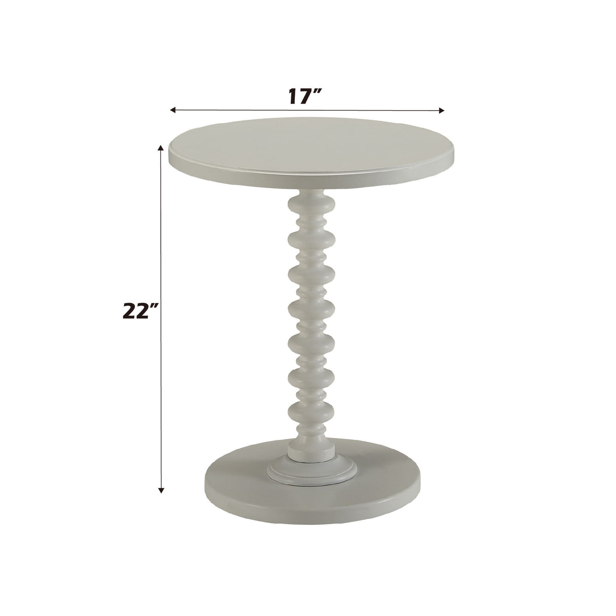 Acton - Accent Table - White