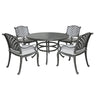 Outdoor Aluminum Dining Set With Cushion