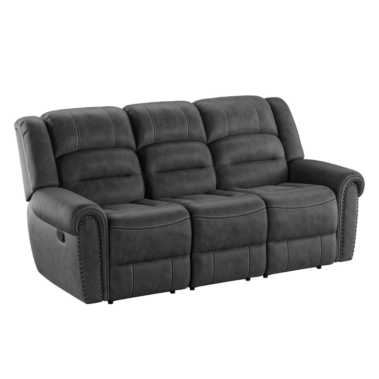 Ferrar - Reclining Sofa - Gray