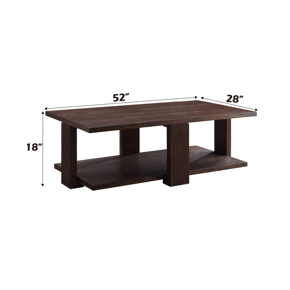 Niamey - Coffee Table - Walnut