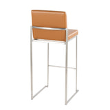 Fuji - Contemporary And Modern Elegance High Back Barstool