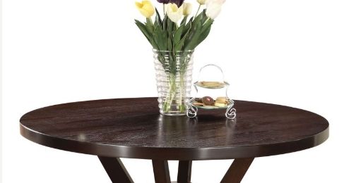 Drake - 5 Pieces Dining Room Set - Espresso / Gray