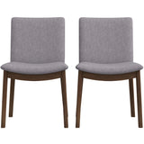 Laura - Mid-Century Modern Solid Wood Dining Chair (Set of 2)