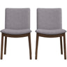 Laura - Mid-Century Modern Solid Wood Dining Chair (Set of 2)