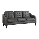 3pc Living Room Set Including Sofa, Love seat and Chair - Gray