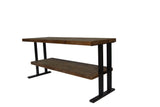 TV Stand With Shelf - Natural / Black