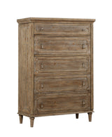 Ludin - 5 Drawer Chest - Taupe