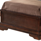 Louis Phillipe - Sleigh Bed With Low Footboard