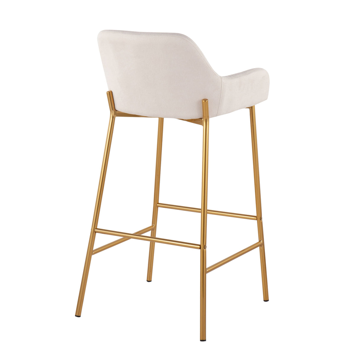 Daniella - Contemporary / Glam Fixed Height Bar Stool (Set of 2)