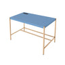 Midriaks - Writing Desk With USB - Gold / Navy Blue