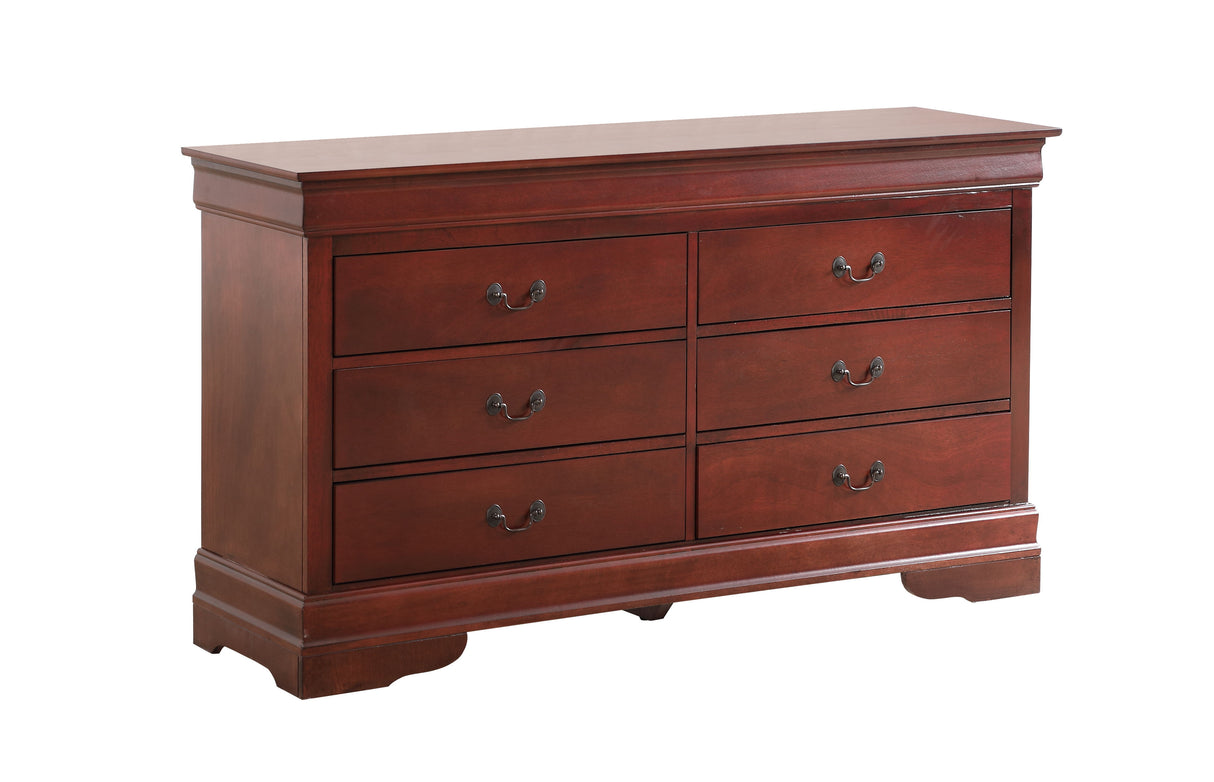 Louis Phillipe - 6-Drawer Dresser