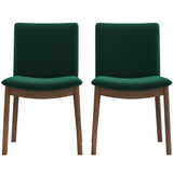 Laura - Mid-Century Modern Solid Wood Dining Chair (Set of 2)