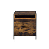 Juvanth - Rustic Nightstand - Oak