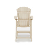 Adirondack Style Counter Chair Stylish HDPE Poly Lumber For Dining, Patio, And Garden Comfort