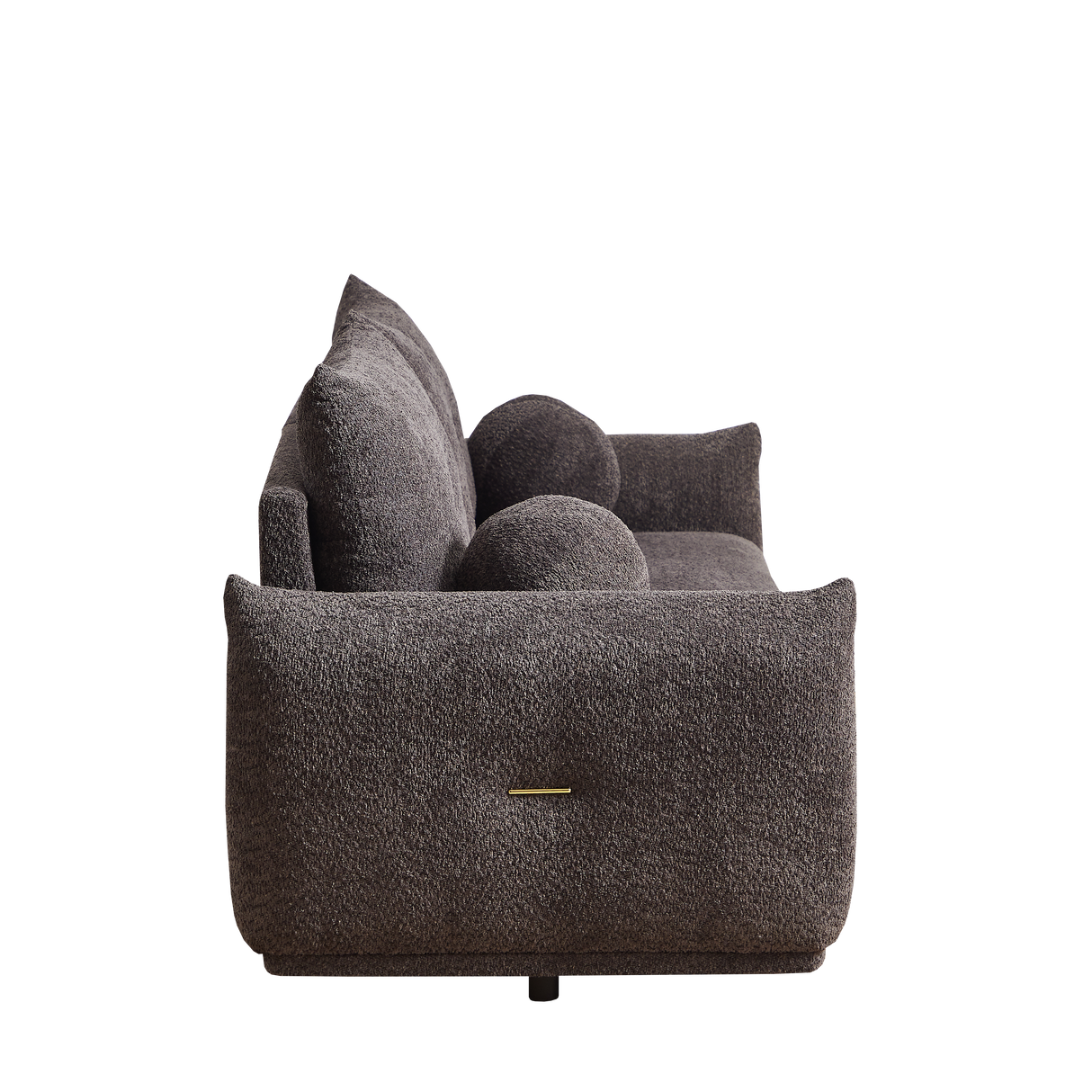 2 Piece Living Room Set with Throw Pillows - Gray