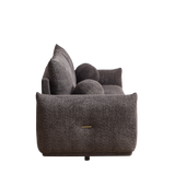 2 Piece Living Room Set with Throw Pillows - Gray