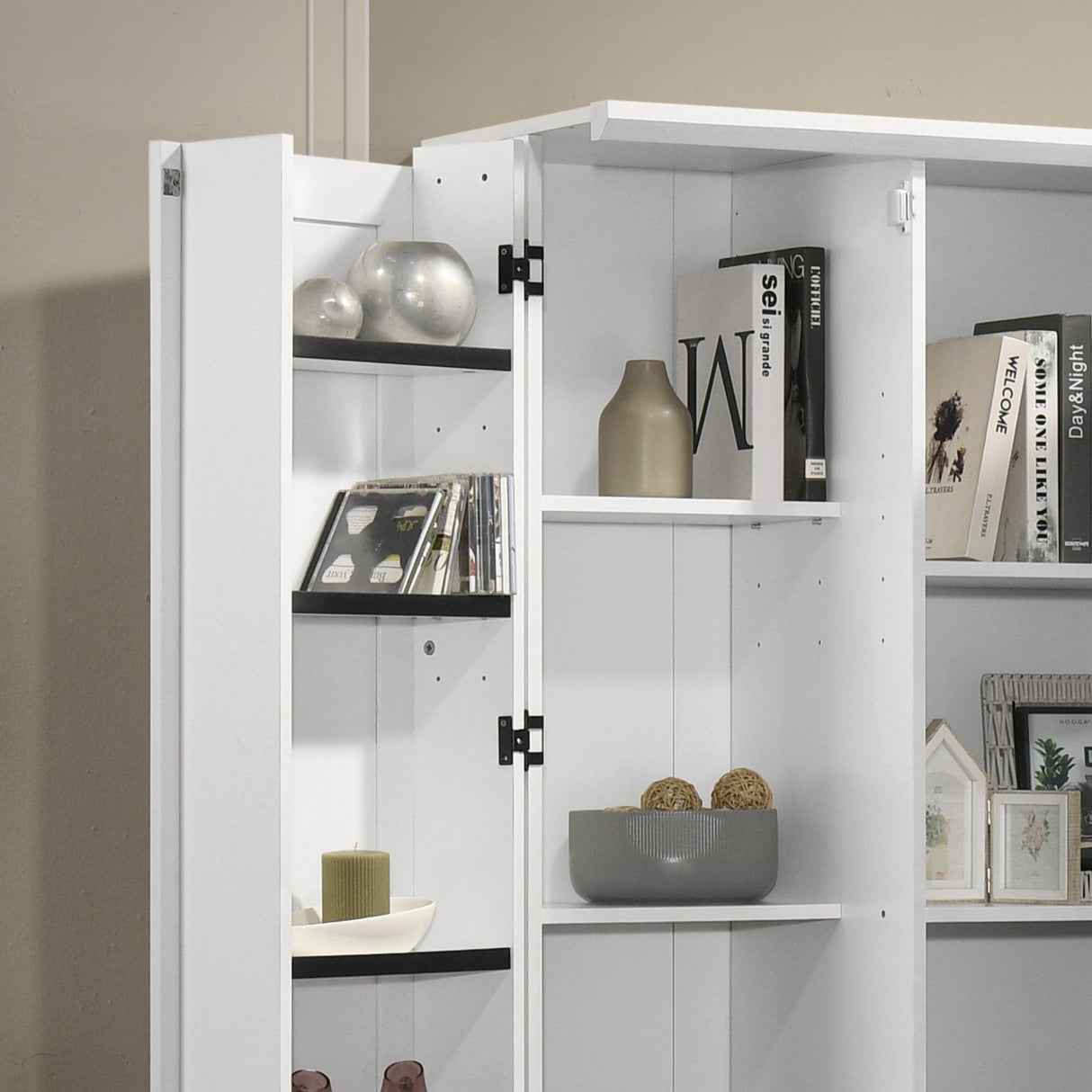 Lincoln - Storage Cabinet With Swing-Out Door - White