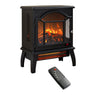 3D Flame Electric Infrared Quartz Fireplace Stove With Remote Control