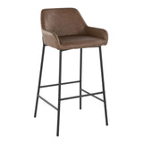 Daniella - Contemporary Fixed Height Barstool (Set of 2)