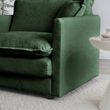 2 Pc Chenille Living Room Set - Green