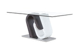 Anne - Dining Table - White / Gray