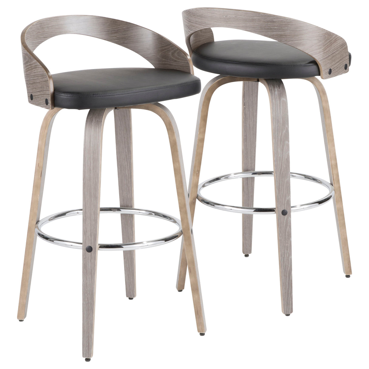 Grotto - Mid-Century Modern Stool (Set of 2)