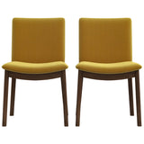 Laura - Mid-Century Modern Solid Wood Dining Chair (Set of 2)