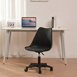 Swivel Adjustable Height Office Chair - Black