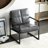 PU Leather Leisure Metal Frame Recliner Chair For Living Room And Bedroom Furniture