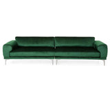 Comfy Sofa With Metal Legs - Emerald